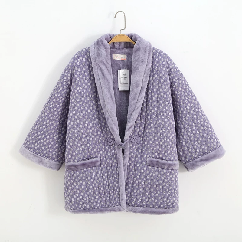 Traditional Winter Japanese Clothing - Hanten Jacket 여성 일본 겨울 코트