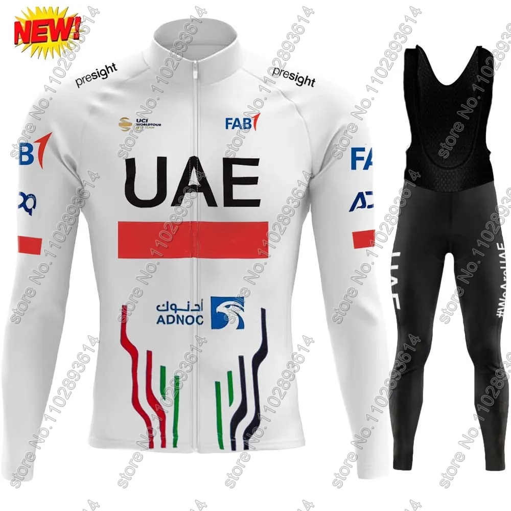 Winter Clothing Men Sale - UAE 사이클링 저지 2024 긴 소매