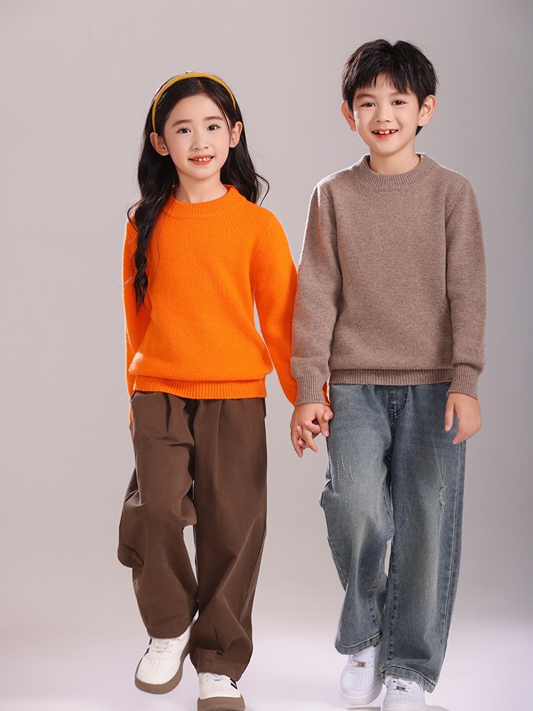 Winter Clothing For Boys - 어린이 양모 스웨터 풀오버 가을 겨울