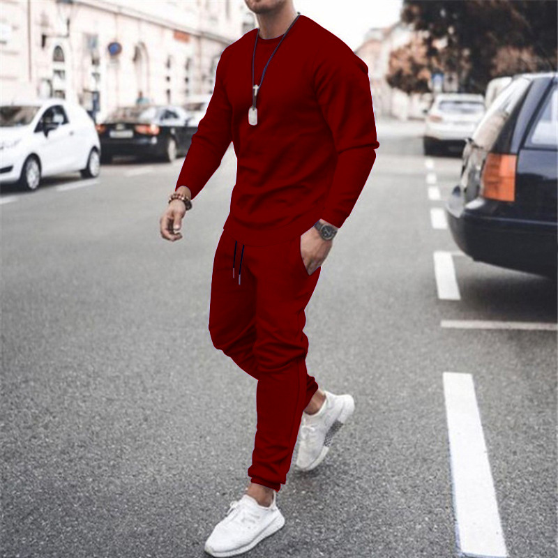 남성용 투피스 조거 스포츠 슈트, 따뜻한 가을 겨울 트 - Winter Clothing Men Sale 리뷰 및 가격
