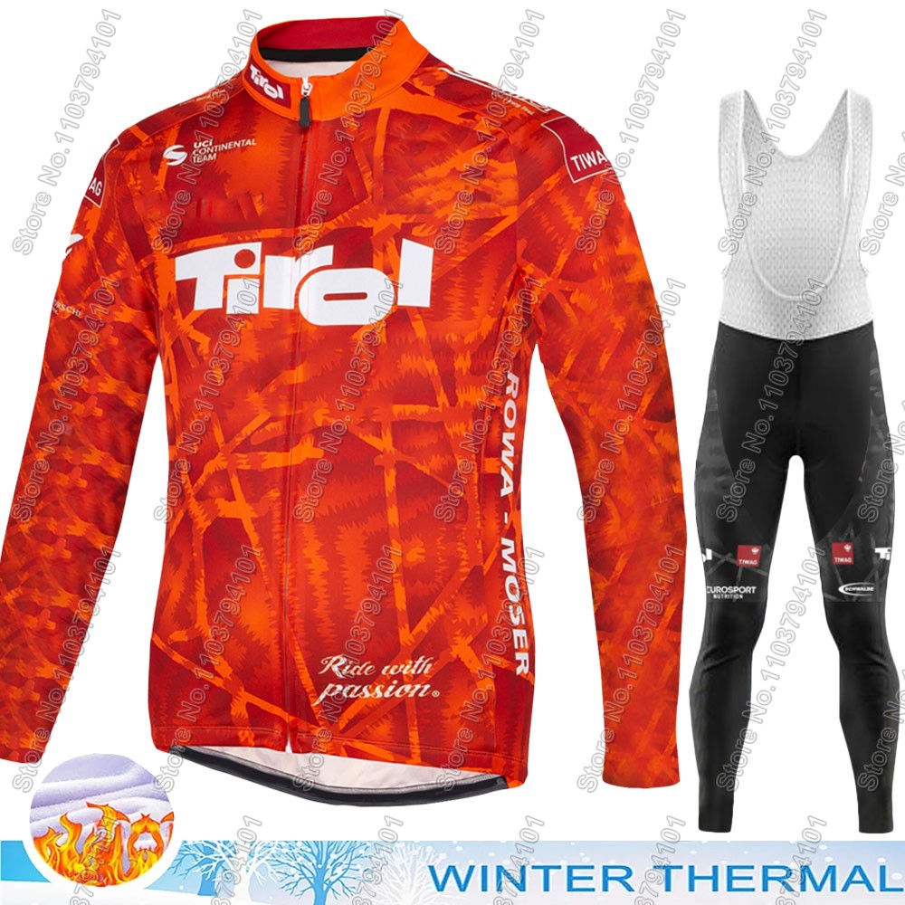 Tirol Team 2024 사이클링 저지 세트 독일  - Winter Clothing Men Sale 리뷰 및 가격