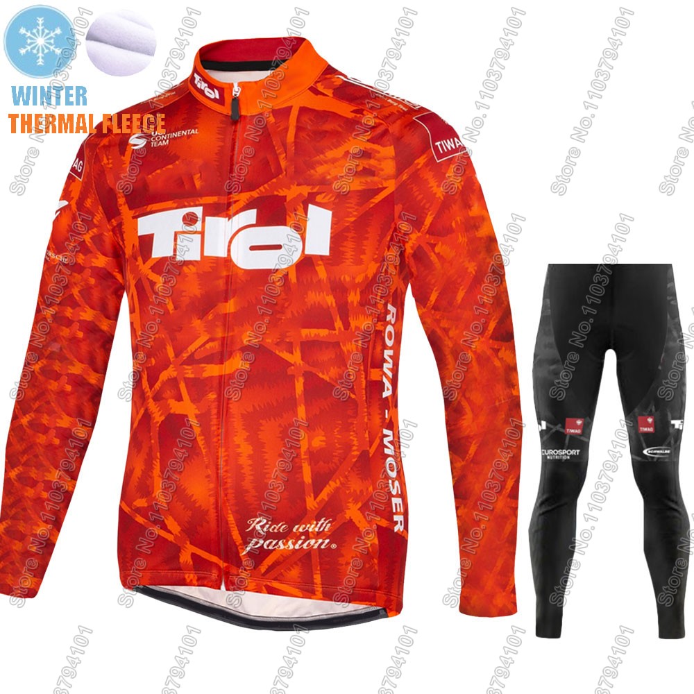 Tirol Team 2024 사이클링 저지 세트 독일  - Winter Clothing Men Sale 리뷰 및 가격