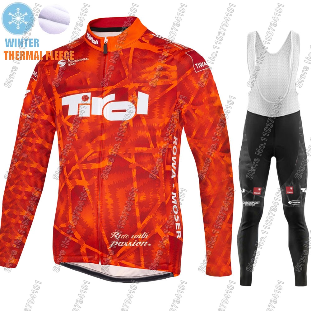 Tirol Team 2024 사이클링 저지 세트 독일  - Winter Clothing Men Sale 리뷰 및 가격