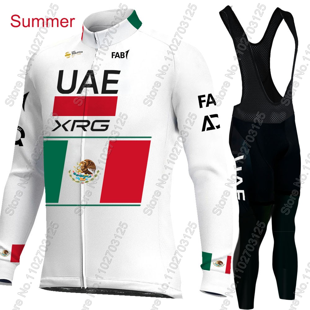 UAE 팀 사이클링 2026 멕시코 저지 세트 남성용  - Winter Clothing Men Sale 리뷰 및 가격
