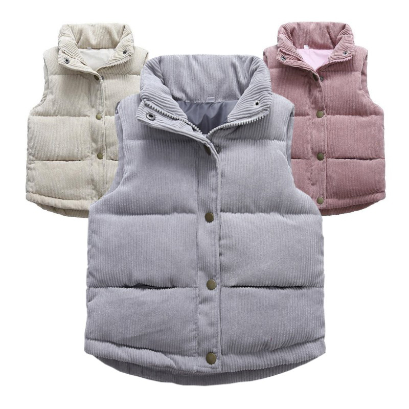 남아 여아 코듀로이 조끼, 두꺼운 따뜻한 재킷, 가을  - Winter Clothing For Boys 리뷰 및 가격