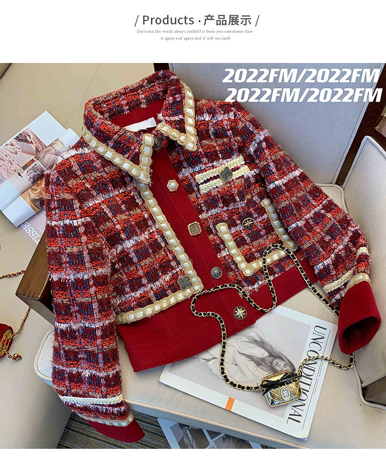 우아한 트위드 정장 여성용, 재킷 코트 상의 A 라인  - Winter Clothing Vintage 리뷰 및 가격