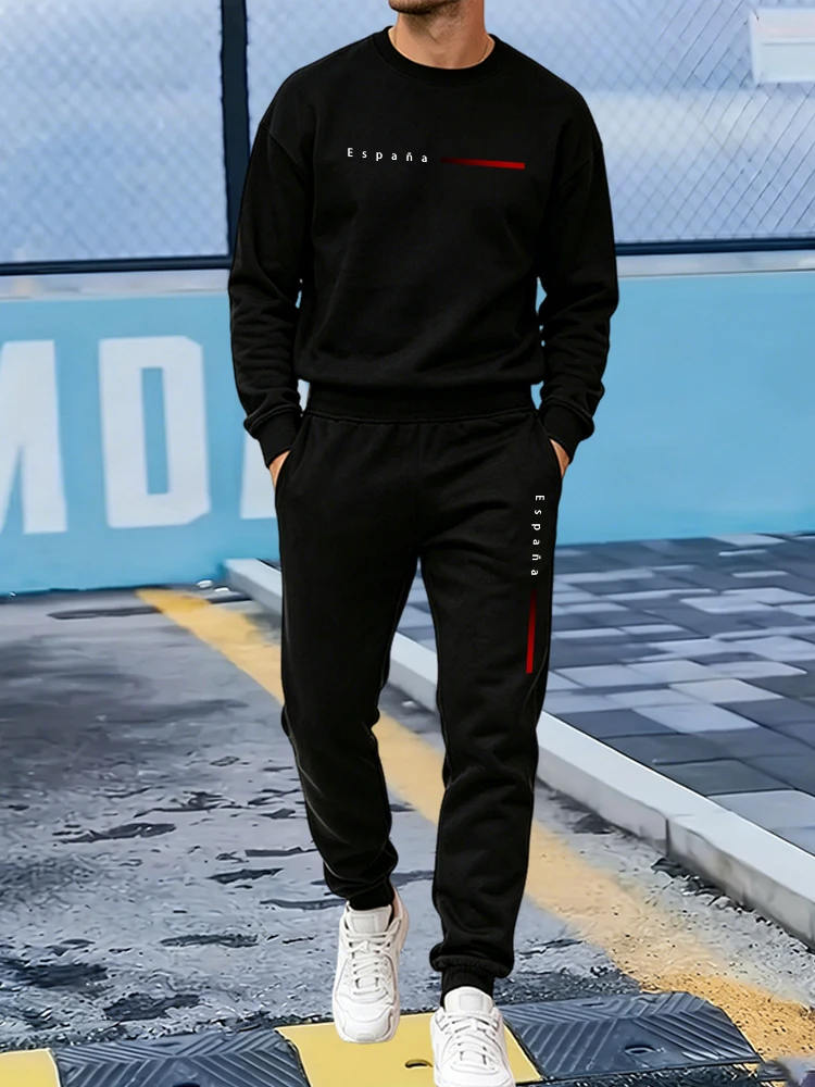 핫세일 트랙슈트 남성 캐주얼 O넥 풀오버 스웨트셔츠 야 - Winter Clothing Men Sale 리뷰 및 가격