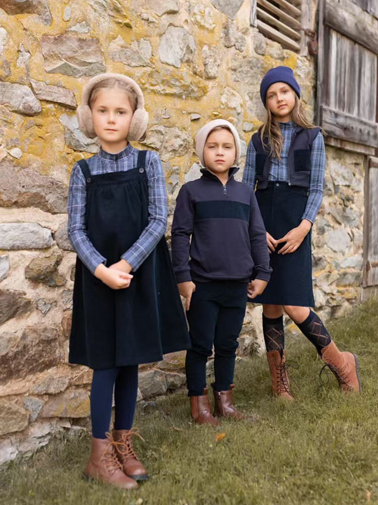AP 2025 AW 코듀로이 컬렉션 네이비 블루 키즈  - Winter Clothing For Boys 리뷰 및 가격
