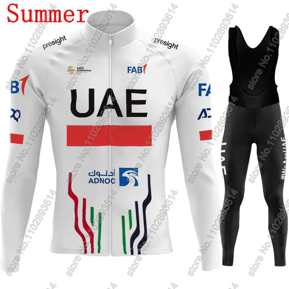 UAE 사이클링 저지 2024 긴 소매 팀 세트 의류, - Winter Clothing Men Sale 리뷰 및 가격
